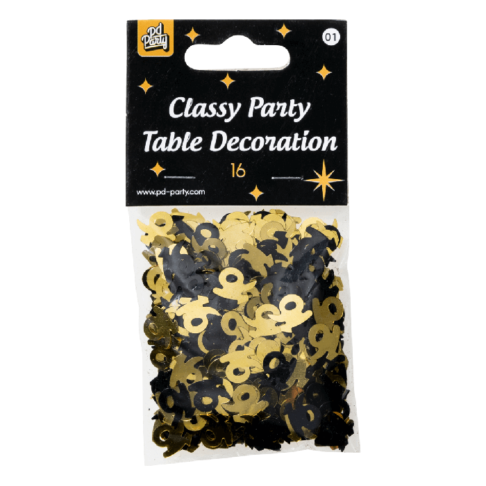 Tafel confetti Classy 16