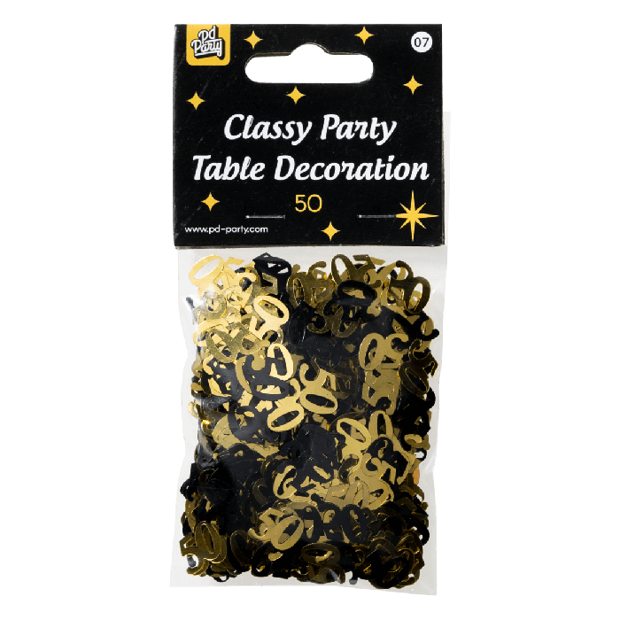 Tafel confetti Classy 50