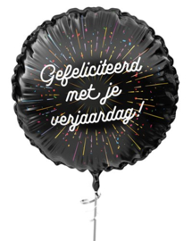 112 - Folieballon gefeliciteerd met je verjaardag