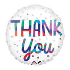 000 - Folieballon 'Thank You'