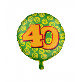 Folieballon Happy 40