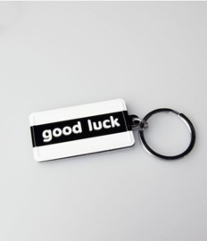Black & White keyring - good luck