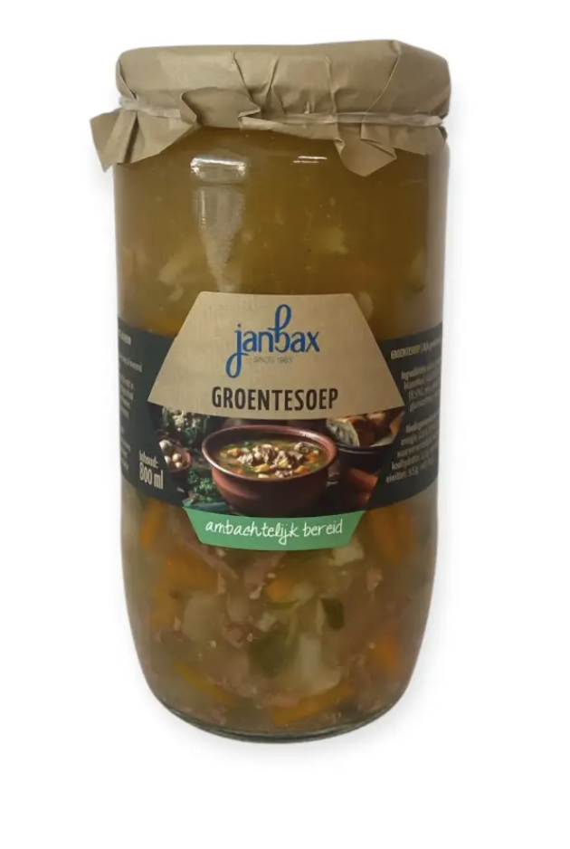 JanBax Groentesoep met Rundvlees 800 ml.