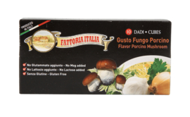 Fattoria Italia Bouillonblokjes met Paddestoelen (Porcini, Cepes, Funghi)  (Zonder gluten en minder zout) (Ook Vegan Geschikt)