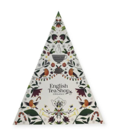 English Tea Shop Advent Calendar White Triangular 25 zakjes.