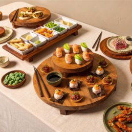 Pure Acacia Wood Borrelplateau 20 x 6 cm.