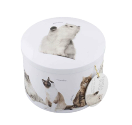 Gardiners of scotland Cat Round Tin Vanilla Fudge