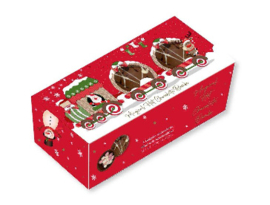 Kerst Chocolade Bombs 3 st. Rood