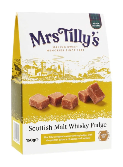 Mrs Tilly's Malt Whisky Fudge