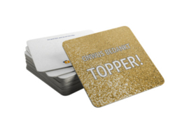Bierviltjes Bedankt Topper (10 stuks)