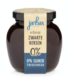 *Jan Bax Intense Jam Zwarte Kersen Suikervrij