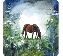 Alex Clark Onderzetter Horse & Cow Parsley Paard (PER STUK)