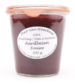 Woerkom's Aardbeien Confituur 295 gram LIGHT