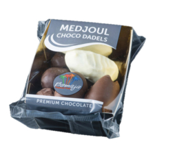 Echte verse Medjoul Dadels met Chocolade Mix