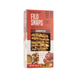 *Filo Snaps Cranberry Haver