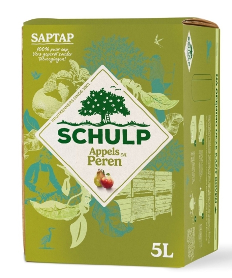 *Schulp  Saptap Appel & Peer 5 liter