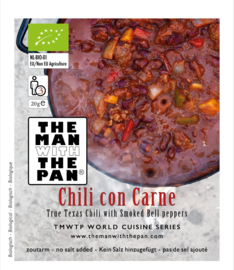 The MAN with the PAN BIO Chili Con Carne.