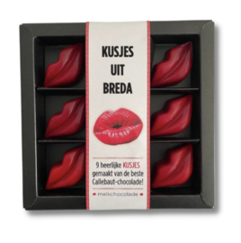 Kusjes uit Breda (Melk Callebaut Chocolade)