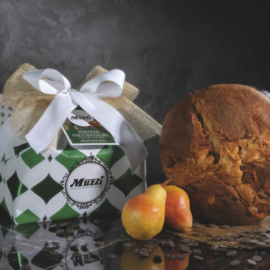 Muzzi Panettone met Chocolade stukjes & Peer (1000 gram)