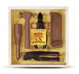 Chocolade GereedschapsSet: Le Comptoir de Mathilde:  Casser Coffret Boite Outils