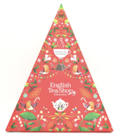 English Tea Shop Advent Calendar Rood Triangular 25 zakjes.