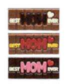 Chocolade Tabletje Best Mom 4-Ever (kleuren wisselen)