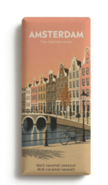 Amsterdam (Grachten) Chocoladereep Karamel Zeezout