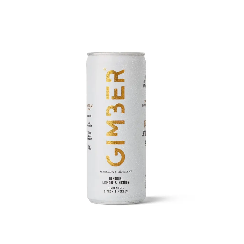 Gimber Drink original 0% BIO in blik