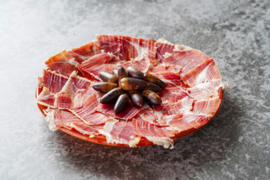 Spaanse Jamon IBERICO 50% Bellota 50 gram (Minimaal 36 maanden)