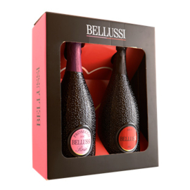 Wijn Bellussi Giftbox 2 flessen Cuvee Prestige & Prosecco Rosé (Italië).