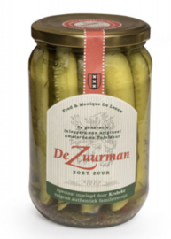 De Zuurman Augurken Strips 720 ml.