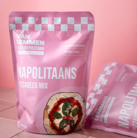 Van Lemmen Napolitaans Pizzadeeg Mix (voor 4 bollen)