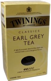 Twinings Thee Los in Karton Earl Grey 100  gram