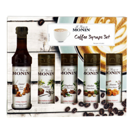 Monin's Coffee set 5 x 50ml.