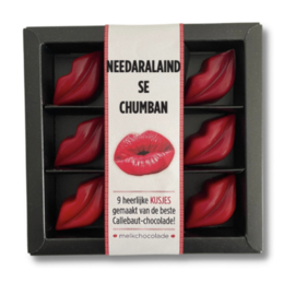 Kusje: Needaralaind se Chumban (Melk Callebaut Chocolade)