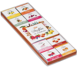 Dolfin Chocolade Vierkantjes Gemengd 24 st