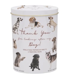 Thank you DOG Vanilla Fudge Tin Gardiners of Scotland