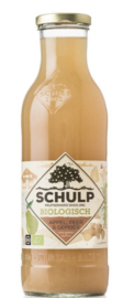 *Schulp BIO Appel-Peer- Gember Sap 0,75 liter