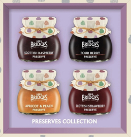 Mrs Bridges Gift Set Jam Fruits 4 x 113 Gram.
