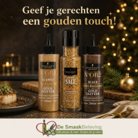 Greenomic Zwarte Balsamico met Goud Glitters