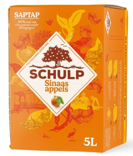 *Schulp  Saptap Sinaasappel 5 liter