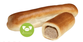 Biologische Worstenbroodjes 4st