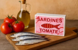Sardientjes in Olijfolie en Tomaatjes
