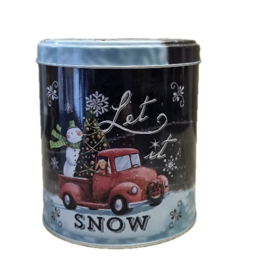 Kerst Blik Snow (Vul eventueel zelf met stroopwafels)