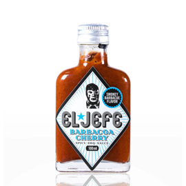 El Jefe saus, Primo Salsa Hot Sauce Barbacoa Cherry 100 ml.