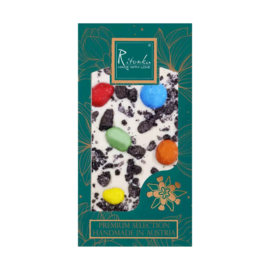 Ritonka Luxe Chocolade Reep WIT Oreo en M&M's