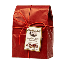 Belli Cantuccini in Vintage Red Bag