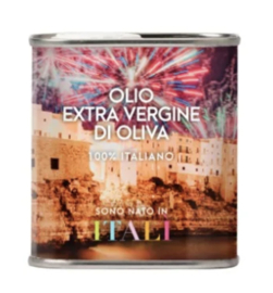 Extra Vergine Olijfolie in Design Blikje Polignano.