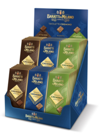 Baratti Milano Tavoletta Cremino Chocolade Puur (1 reep)