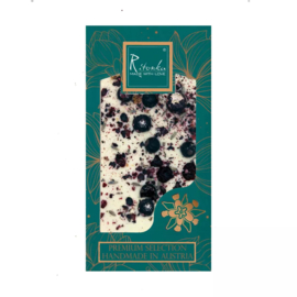 Ritonka Luxe Chocolade Reep WITTE Chocolade, Bessen & Lavendel